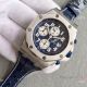 Swiss Grade 7750 Audemars Piguet Copy Watch SS Blue Leather (3)_th.jpg